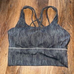 Gray Sports Bra